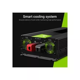 Przetwornica Green Cell 12 V na 230 V 1500 W/3000 W z czystą falą sinusoidalną Przetwornica Green Cell 12 V na 230 V 1500 W/3000 W z czystą falą sinusoidalną