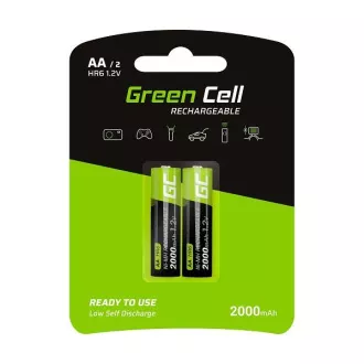 Akumulatory Green Cell 2x AA HR6 2000mAh Akumulatory Green Cell 2x AA HR6 2000mAh