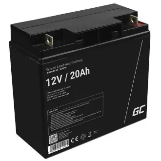 Bezobsługowy akumulator Green Cell AGM VRLA 12V 20Ah do kosiarki, skutera, łodzi, wózka inwalidzkiego Bezobsługowy akumulator Green Cell AGM VRLA 12V 20Ah do kosiarki, skutera, łodzi, wózka inwalidzkiego