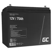 Bezobsługowy akumulator Green Cell AGM VRLA 12V 75Ah do kamperów, systemów fotowoltaicznych, łodzi