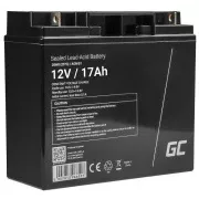 Bezobsługowy akumulator Green Cell AGM VRLA 12V 17Ah do kosiarki, skutera, łodzi, wózka inwalidzkiego