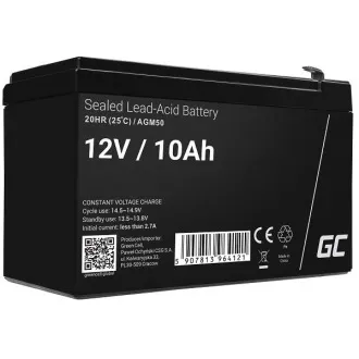 Bezobsługowy akumulator Green Cell AGM VRLA 12V 10Ah do zasilaczy UPS