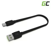 Green Cell Matowy kabel USB-C typu C 25 cm do szybkiego ładowania, Ultra Charge, Quick Charge 3.0