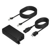 Adapter Poly PoE   65 W 2,5 Gb/s z kablem CAT6A o długości 3,66 m i zasilaczem