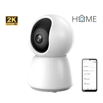 iGET HOME Camera CS4 White - bezprzewodowa kamera wewnętrzna 2K, automatyczne śledzenie, port LAN, dźwięk