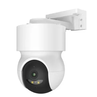 iGET HOME Camera CS8 White - Bezprzewodowa kamera zewnętrzna 2K, automatyczne śledzenie, stopień ochrony IP65, dźwięk