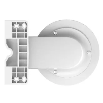 iGET HOME Camera CS8 White - Bezprzewodowa kamera zewnętrzna 2K, automatyczne śledzenie, stopień ochrony IP65, dźwięk