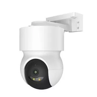 iGET HOME Camera CS8 White - Bezprzewodowa kamera zewnętrzna 2K, automatyczne śledzenie, stopień ochrony IP65, dźwięk