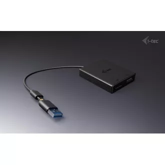 Podwójny adapter wideo 4K DP I-Tec USB-A/USB-C