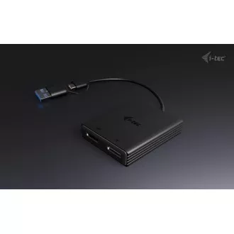 Podwójny adapter wideo 4K DP I-Tec USB-A/USB-C