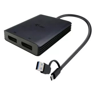 Podwójny adapter wideo 4K DP I-Tec USB-A/USB-C