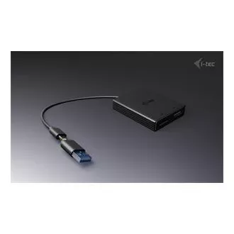 Podwójny adapter wideo 4K DP I-Tec USB-A/USB-C