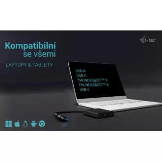 Podwójny adapter wideo 4K HDMI I-Tec USB-A/USB-C Podwójny adapter wideo 4K HDMI I-Tec USB-A/USB-C