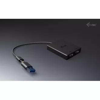 Podwójny adapter wideo 4K HDMI I-Tec USB-A/USB-C Podwójny adapter wideo 4K HDMI I-Tec USB-A/USB-C