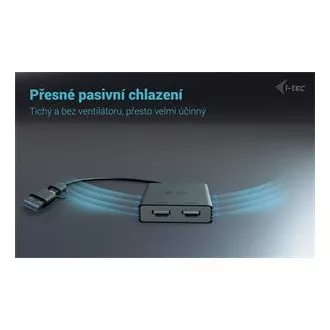 Podwójny adapter wideo 4K HDMI I-Tec USB-A/USB-C Podwójny adapter wideo 4K HDMI I-Tec USB-A/USB-C