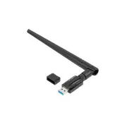 KARTA SIECIOWA LANBERG USB NC-1200-WIE AC1200 DWUZAKRESOWA 1X ANTENA WEWNĘTRZNA   1X ANTENA ZEWNĘTRZNA