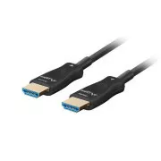 KABEL LANBERG HDMI M/M V2.1 10M OPTYCZNY CZARNY AOC