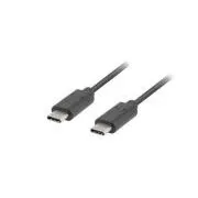 LANBERG Kabel USB-C M/M 2.0 1 m czarny