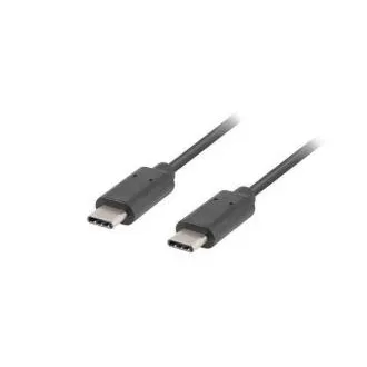 LANBERG Kabel USB-C M/M 2.0 1 m czarny LANBERG Kabel USB-C M/M 2.0 1 m czarny