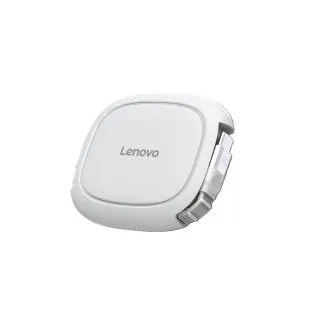 Lenovo 240 W USB-C Retractable Cable = zwijany kabel zasilający i do transmisji danych USB-C do USB-C w kolorze białym