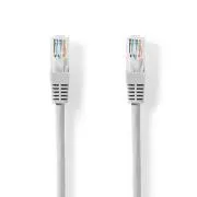 Nedis CCGL85230GY50 - Kabel sieciowy CAT6 | Wtyk RJ45 | Wtyk RJ45 | U/UTP | 5.00 m | Okrągły | PVC | Szary | Etykieta