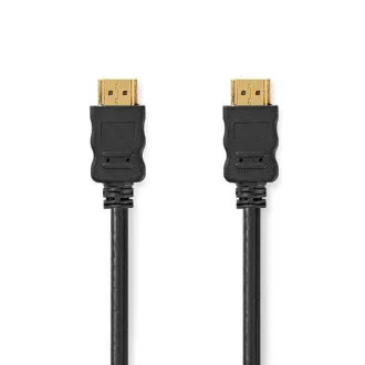 Nedis CVGB34060BK50 - Szybki kabel HDMI z Ethernetem | Złącze HDMI na HDMI | 4K@60Hz | ARC | 5.00 m | Czarny