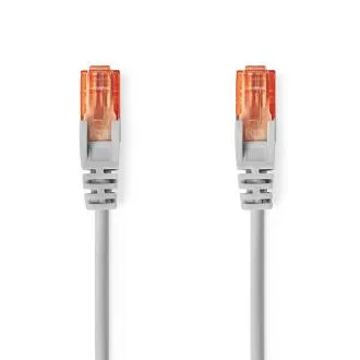 Nedis CCGL85230GY100 – Kabel sieciowy CAT6 | Wtyk RJ45 | Wtyk RJ45 | U/UTP | 10,0 m | Okrągły | PVC | Szary | Etykieta Nedis CCGL85230GY100 – Kabel sieciowy CAT6 | Wtyk RJ45 | Wtyk RJ45 | U/UTP | 10,0 m | Okrągły | PVC | Szary | Etykieta