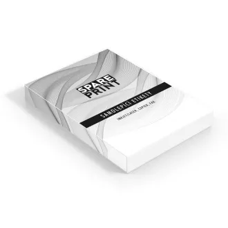 SPARE PRINT PREMIUM Etykiety samoprzylepne białe, 100 arkuszy A4 w pudełku (1 arkusz / 14x etykieta 105x42,3mm)