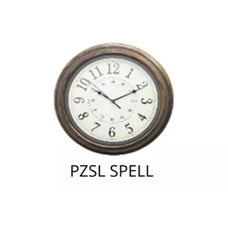 ZEGAR PLATYNOWY Z WYMIENNĄ SPELLĄ, cichy mechanizm