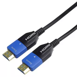 Kabel optyczny PremiumCord Ultra High Speed HDMI 2.1 8K@60Hz 4K@120Hz 7m pozłacany