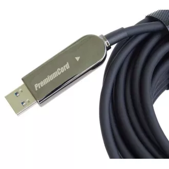 PremiumCord USB3.0   2.0 przedłużający kabel optyczny AOC A/Męski - A/Żeński 7m