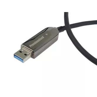 PremiumCord USB3.0   2.0 przedłużający kabel optyczny AOC A/Męski - A/Żeński 7m