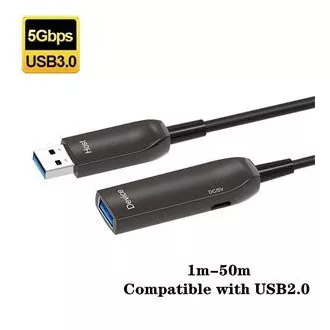 PremiumCord USB3.0   2.0 przedłużający kabel optyczny AOC A/Męski - A/Żeński 7m