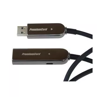 PremiumCord USB3.0   2.0 przedłużający kabel optyczny AOC A/Męski - A/Żeński 7m