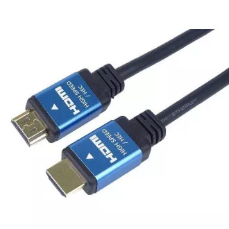 Kabel PremiumCord Ultra HDTV 4K@60Hz HDMI 2.0b metal   pozłacane złącza 0,5 m