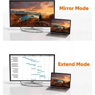 PremiumCord Adapter USB-C do HDMI 8K@60Hz, 4K@144Hz Aluminium