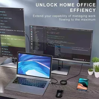 PremiumCord Adapter USB-C do HDMI 8K@60Hz, 4K@144Hz Aluminium