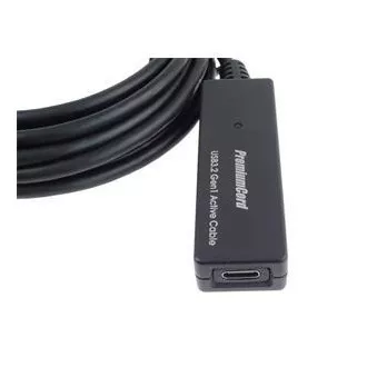 PremiumCord USB-C repeater i przedłużacz męsko-żeński, 5 Gb/s, 5 m