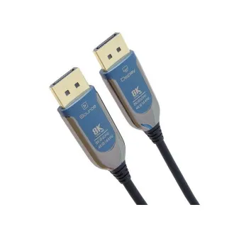 PremiumCord 8K optyczny kabel połączeniowy DisplayPort 1.4 M/M, pozłacane złącze 25 m