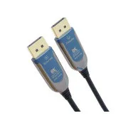 PremiumCord 8K optyczny kabel połączeniowy DisplayPort 1.4 M/M, pozłacane złącze 50 m