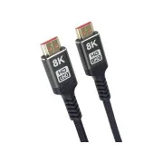 Kabel PremiumCord ULTRA HDMI 2.1 High Speed   Ethernet 8K@60Hz, pozłacany 9m