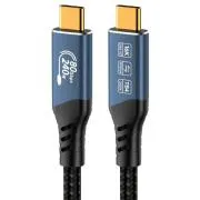PremiumCord USB4 wersja 2.0 80 Gb/s 16K@60Hz 240 W – kabel Thunderbolt 3 i 4, 1 m