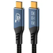 PremiumCord USB4 wersja 2.0 80 Gb/s 16K@60Hz 240 W – kabel Thunderbolt 3 i 4, 1,2 m
