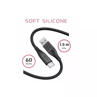 SWISSTEN KABEL DO TRANSMISJI DANYCH USB / USB-C TEKSTYLNY 3,0M CZARNY SWISSTEN KABEL DO TRANSMISJI DANYCH USB / USB-C TEKSTYLNY 3,0M CZARNY