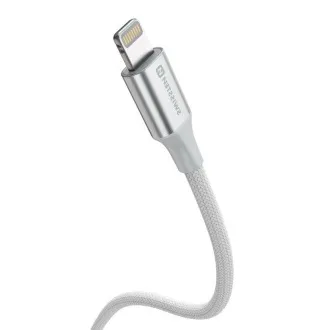 KABEL DO TRANSMISJI DANYCH SWISSTEN TEXTILE II USB / LIGHTNING 1,5 M BIAŁY