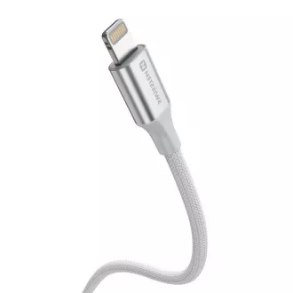 KABEL DO TRANSMISJI DANYCH SWISSTEN TEXTILE II USB-C / LIGHTNING 1,5 M BIAŁY