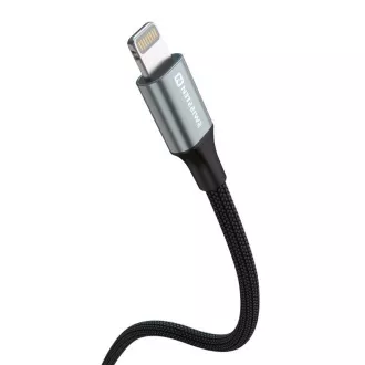 KABEL DO TRANSMISJI DANYCH SWISSTEN TEXTILE II USB-C / LIGHTNING 1,5 M CZARNY KABEL DO TRANSMISJI DANYCH SWISSTEN TEXTILE II USB-C / LIGHTNING 1,5 M CZARNY