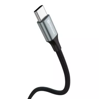 KABEL DO TRANSMISJI DANYCH SWISSTEN TEXTILE II USB-C / USB-C 1,5 M CZARNY