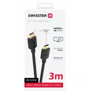 Kabel SWISSTEN HDMI do HDMI 4K 60Hz 3.0 M PVC