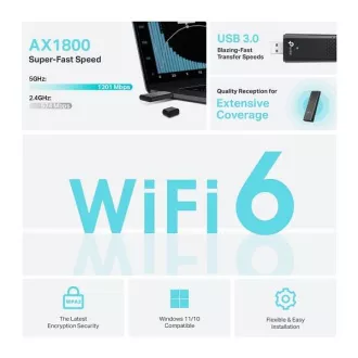 Karta sieciowa WiFi USB TP-Link Archer TX20U - AX1800 Karta sieciowa WiFi USB TP-Link Archer TX20U - AX1800